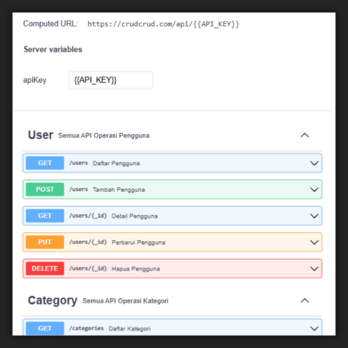 CrudCrud News API Docs